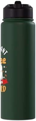 Coffee And Samoyed Dog Owners Quote Gifts Funny Stainless Steel Insulated Water Bottle
