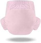 CutiePlusU Disposable Adult Diaper Heavy Absorption Dry Surface Adult Diapers All Night- Pink 10 Pieces (Large 36"-46")