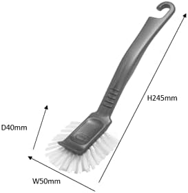 Addis Jumbo Washing Up Dish Brush, Metallic Silver