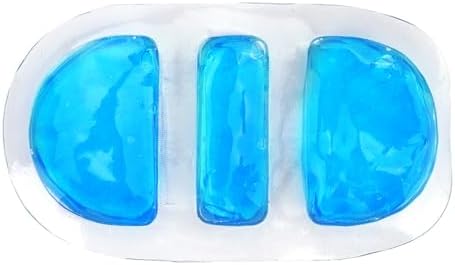 Cold Compress Nasal Ice Pack, Soft, Flexible and Reusable Cold Gel Ice Pack, for Nose Care, Swelling, Inflammation and Sinus Relief - Blue