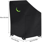 Klmnop Rollator Walker Cover, Waterproof Heavy Duty 420D Walker Cover for Seniors, Rollator Folding Walker Accessories with 2 Reflective Strips Fit Walkers with Wheels and Seat(Black)