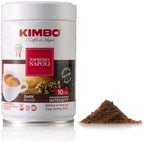 Kimbo Espresso Napoletano - Ground Coffee - Blended and Roasted in Italy - Dark Roast with a Well Balanced and Persistent Napoli Taste - 8.8 oz Can