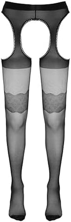 Cotelli Collection Large Tights with Garter