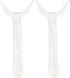 Easyinsmile Autoclavable Dental Mouth Opeaner Durable Lip and Cheek Retractor for Photography 2pcs/pack (Clear)