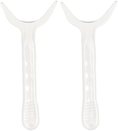 Easyinsmile Autoclavable Dental Mouth Opeaner Durable Lip and Cheek Retractor for Photography 2pcs/pack (Clear)