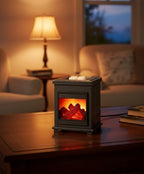 Fireplace Wax Warmer,Electric Wax Melt Warmer,Candle Wax Warmer for Scented Wax Melts,Metal Wax Melter,Wax Burner Fragrance Warmer for Home Office Gifts & Decor