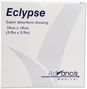 Dukal Eclypse Super Absorbent Dressing, 4" W x 4" L (Pack of 20)