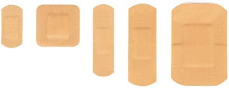 Safety First Aid Group HypaPlast Fabric Plasters, Assorted (100) Sterile Hypoallergenic