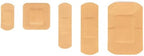 Safety First Aid Group HypaPlast Fabric Plasters, Assorted (100) Sterile Hypoallergenic