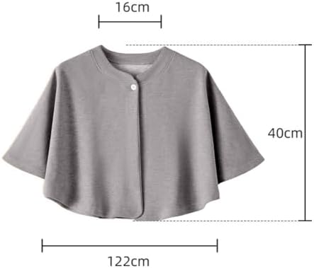 Wheelchair Care Shawl, Warm Shoulder Cape Blanket, Bedridden Patient Shoulder Warm Cloak, Elderly Easy-Dress Cape
