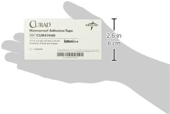 Curad Waterproof Adhesive Tape, 1/2 In. x 5 Yds., 6 Rolls