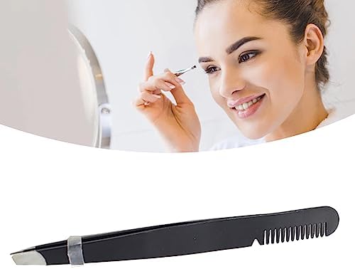 Eyebrow with Comb Stainless Steel Tip for Accurate Clipping Double Ended Design with Comb Lightweight and Compact Size Ideal for Home or Beauty Salons