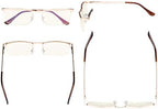 Eyekepper Quality Spring Hinges Half-Rim Computer Readers Reading Glasses