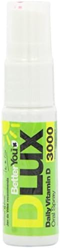 BetterYou Vitamin D3 Spray Liquid Immune Support Supplement, 3000 IU Strength per Single Spray, 0.507 Fl Ounce (100 Sprays), Peppermint