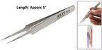 uxcell Pointy Straight Tip Watchmakers Tweezers for Crafting Repairing