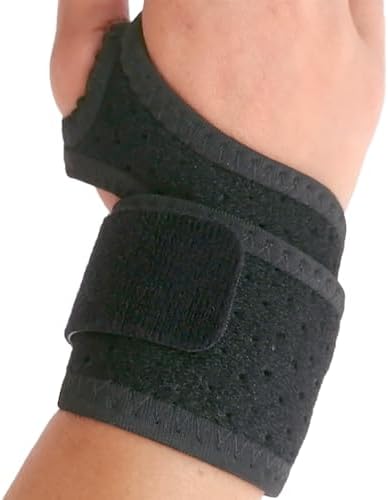 Serenity2000 Magnetic Wrist Support Wrap – Deep Penetrating Magnetic Therapy for Pain Relief, Arthritis & Carpal Tunnel – Adjustable Neoprene Brace with Thumb Loop, One Size Fits All for Left and Right