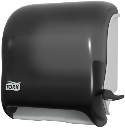 Tork Paper Hand Towel Roll Lever Dispenser Smoke H21, High-Capacity, 83TR
