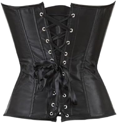 frawirshau Corsets for Women Plus Size Black Corset Sexy Bustier Corset Top Lingerie