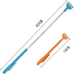 1Pc Random Color Portable Extendable Telescopic Plastic Back Scratchers Hand Massager Back Itching Scalp Scratchers Massager,Hand Massage Tool for Massagers Men and Women Massage Equipment