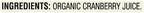 R.W. Knudsen Organic Just Cranberry Juice, 8 fl oz (12 Pack)