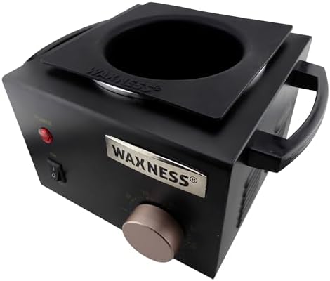 Waxness Professional Metallic Wax Heater WN5001 Black Elite-Series 1 Lb 5 Years Warranty