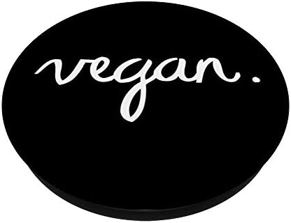 vegan statement present gift for vegans PopSockets PopGrip: Swappable Grip for Phones & Tablets