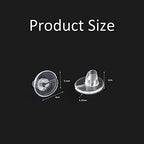 5 Pairs Clear Silicone Gel Sandal Thong Toe Protectors Flip Flops Toe Guard Cushions Anti-Skid Forefoot Pads Smooth for Men and Women 4x3.5cm