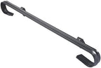 Kenosha Iron 3 Ft Wrought Iron Handrail Staircase Porch Deck Railing- Made in America- Wall Mounted Black Metallic Indoor Outdoor Installation Hardware Included…
