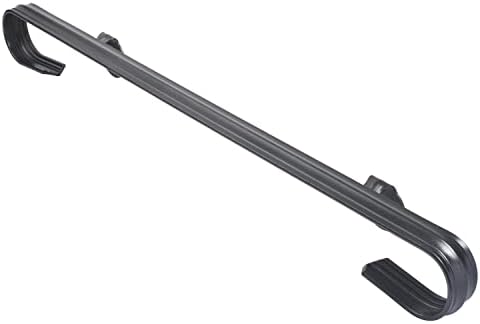 Kenosha Iron 3 Ft Wrought Iron Handrail Staircase Porch Deck Railing- Made in America- Wall Mounted Black Metallic Indoor Outdoor Installation Hardware Included…