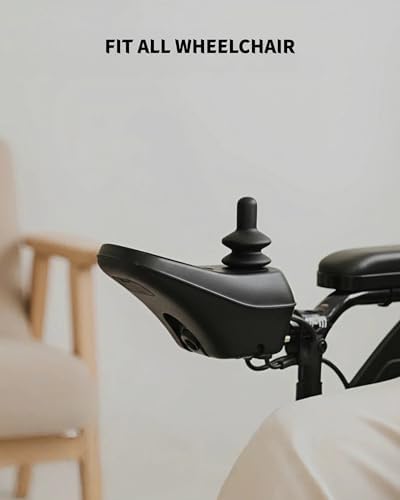 Electric Wheelchair LED Headlight, 3-Pin XLR High-Brightness Adjustable Angle Light with Controller for Night Travel - Compatible with Most Power Wheelchair Models