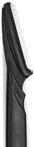 Men's Touch Up Razors for Mustache, Beard (Black, 5.8 Inches, 12 Pack)