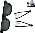 10 Pcs Mini Sun Eyeglasses Cleaning Clip, Glasses Eyeglass Microfiber Spectacles Cleaner Soft Brush Cleaning Tool Glasses Eyeglasses Cleaner Cleaning Clip - Blend Colors