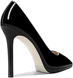 Lutalica W Women's Patent Leather Pointed Toe Sexy Platform High Heel Stiletto Dress Pumps for Party Nightclub Wedding