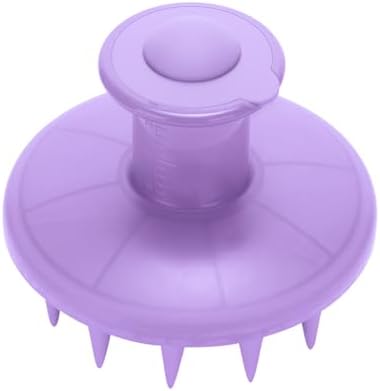 Hair Oil Applicator & Scalp Massager – Soft Silicone Bristles to Remove Dandruff, Leak-Proof Applicator for Hair Growth Oils, Serums & Treatments – Even Distribution, Gentle Massage (Lavender Purple)