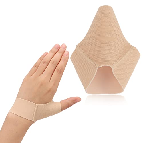 Yosoo Health Gear Thumb Support Brace, CMC Joint Thumb Splint, Soft Thumb Compression Sleeve Protector for Joint Pain Tendonitis Sprains(L)