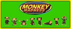 Generic Monkey Madness Cake Topper Figures Large Plastic Monkey Figurines Set of 8 (2 Inch Size Monkey Figures)
