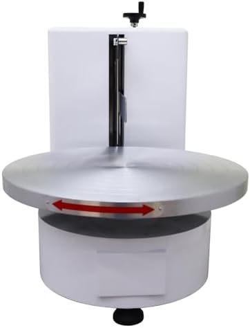 Cake Cream Spreading Coating Smearing Machine Cake Cream Smoother Adjustable Cake Scraper for 4-16inch Cake 304 Stainless Steel Green LCD Operation Panel