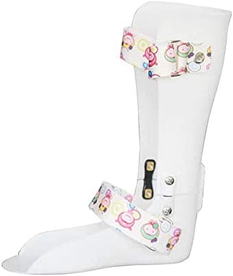 Kids AFO Drop Foot Splint Toddler Custom Othopedic Ankle Foot Brace Night Splint Support for Children (L-Right：7.1IN)