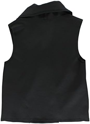 ALALA Womens Draped Vest Black L, Color: Black