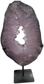 KatLin Natural Stone Natural Purple Geode Ore Energy Crystal Cluster Home Office Decoration Gift Mineral(Size:4.1-4.9kg)