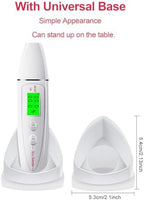 Skin Hydration Tester, Portable Skin Moisturizer Water Oil Tester ,Digital LCD Smart Display Skinly Hydration for Face Care Beauty (White)