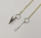 Zipper Helper for Dress and Boots, Zipper Puller Zip with Hook and Clip for Almost All Zippers Types, Zip up Dress by Yourself (Gold)