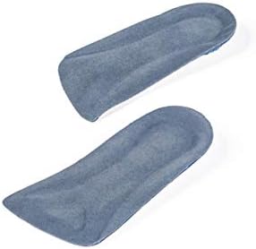 Height Increase Elevator Half Insole for Men 1/2 inch Taller Heel Lift Insert - Silicon Honeycomb Shaped Gel