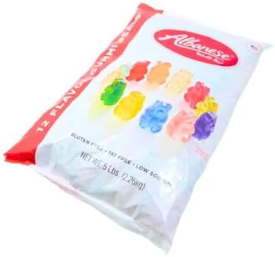 Albanese bulk gummi bears 12 flavor 5 Lb Bag by Pufai Grocery