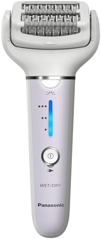 Panasonic Epilator with Gentle Cap, Electric Hair Remover for Home, 3 Speed Settings, Wet Dry, Washable - ES-EY30