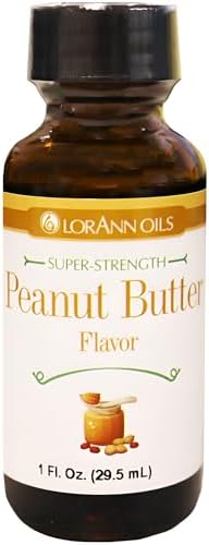 LorAnn Oils Super Strength Flavoring - Used For Candy Making, Flavoring Extracts, Baking, Hard Candy, and Flavor Oils - Bold, Natural Flavors 4X Stronger Than Extracts - Peanut Butter, 1 fl oz
