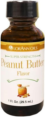 LorAnn Oils Super Strength Flavoring - Used For Candy Making, Flavoring Extracts, Baking, Hard Candy, and Flavor Oils - Bold, Natural Flavors 4X Stronger Than Extracts - Peanut Butter, 1 fl oz