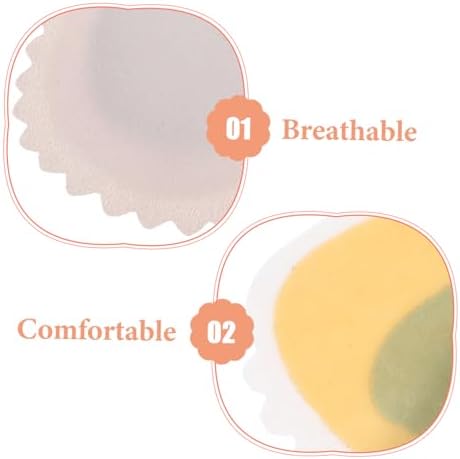 minkissy 4pairs Cork Insoles for High Heels and Sandals Self-Adhesive Comfort Pads Breathable Foot Cushions for Women for Everyday Activities