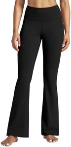 Willit Women's Yoga Pants 27"/29"/31"/33" Flare Leggings Bootcut High Waist Tummy Control Workout Pants with Pockets
