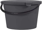 Plast Team Bucket with Lid, 5 L, One Size, Castle Rock